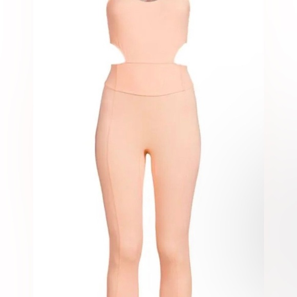NWOT FP Movement Back It Up Cutout Crisscross Back Jumpsuit Medium - Picture 4 of 11
